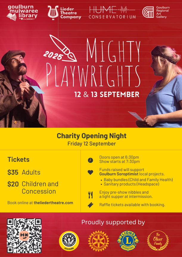 Goulburn Mighty Playwrights 2025-Club